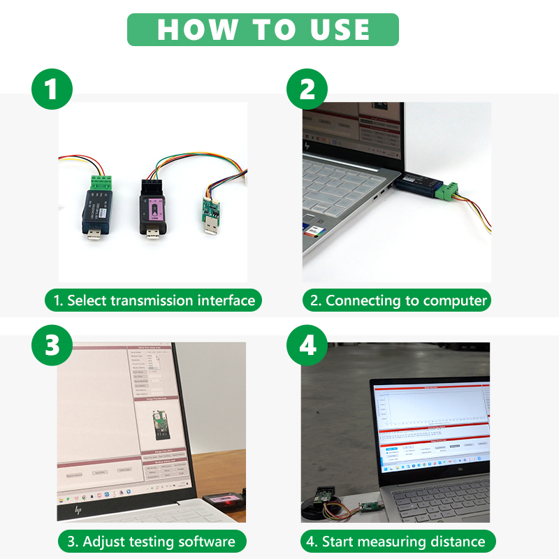 Industrial Laser Uses - High Precision 1mm Phase Laser Distance