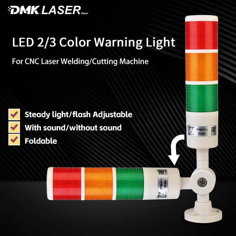 Industrial Laser Welding Machine - LED Tricolor Light Signal Tower Stack