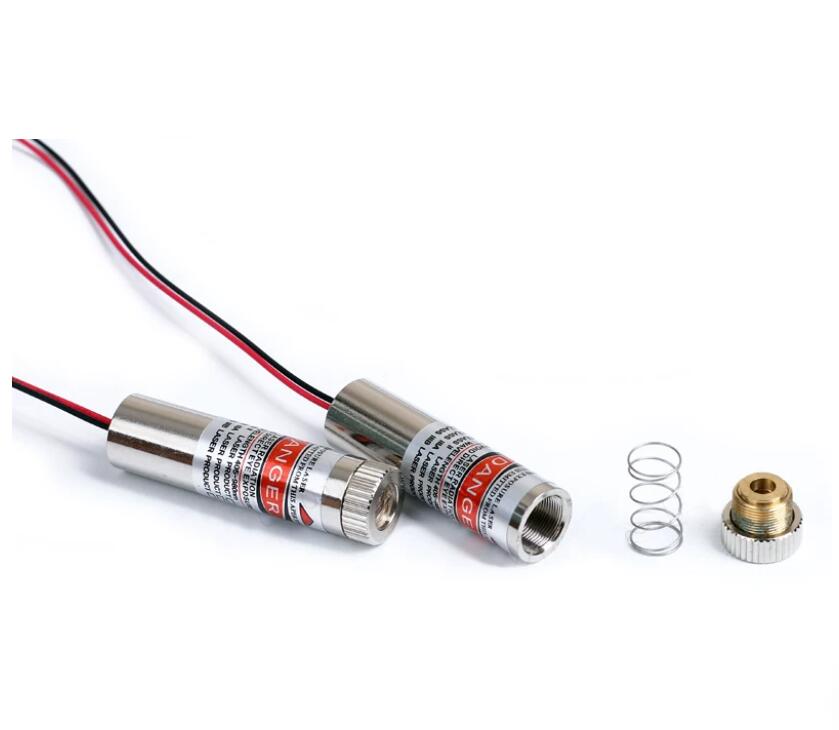 Industrial Laser Module - Adjustable focus 520nm 130MW Green Dot/Line/Cross