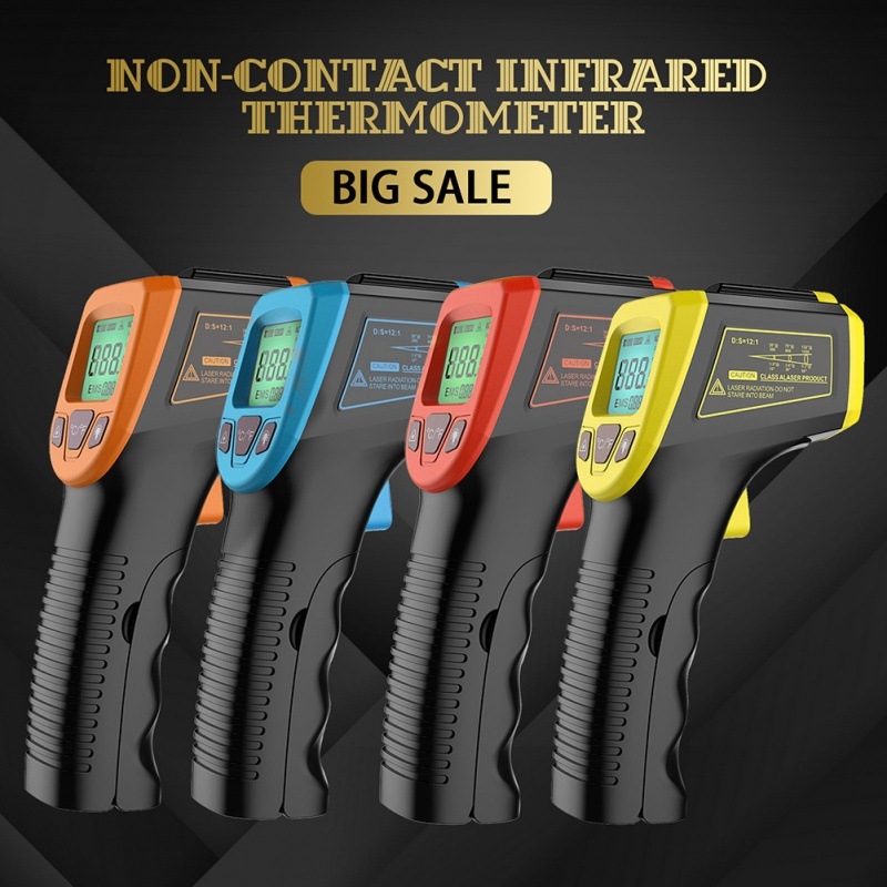 Industrial Laser Thermometer Gun - Industrial Non-Contact Infrared Thermometer Temperature Gun