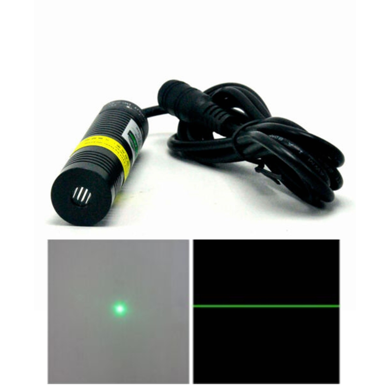 Industrial Laser Module - 18x75mm 532nm 10mw/30mw/50mw Green Light Dot/Line