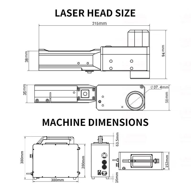 Backpack Portable Type Handhel - Industrial Laser Price recension och pris