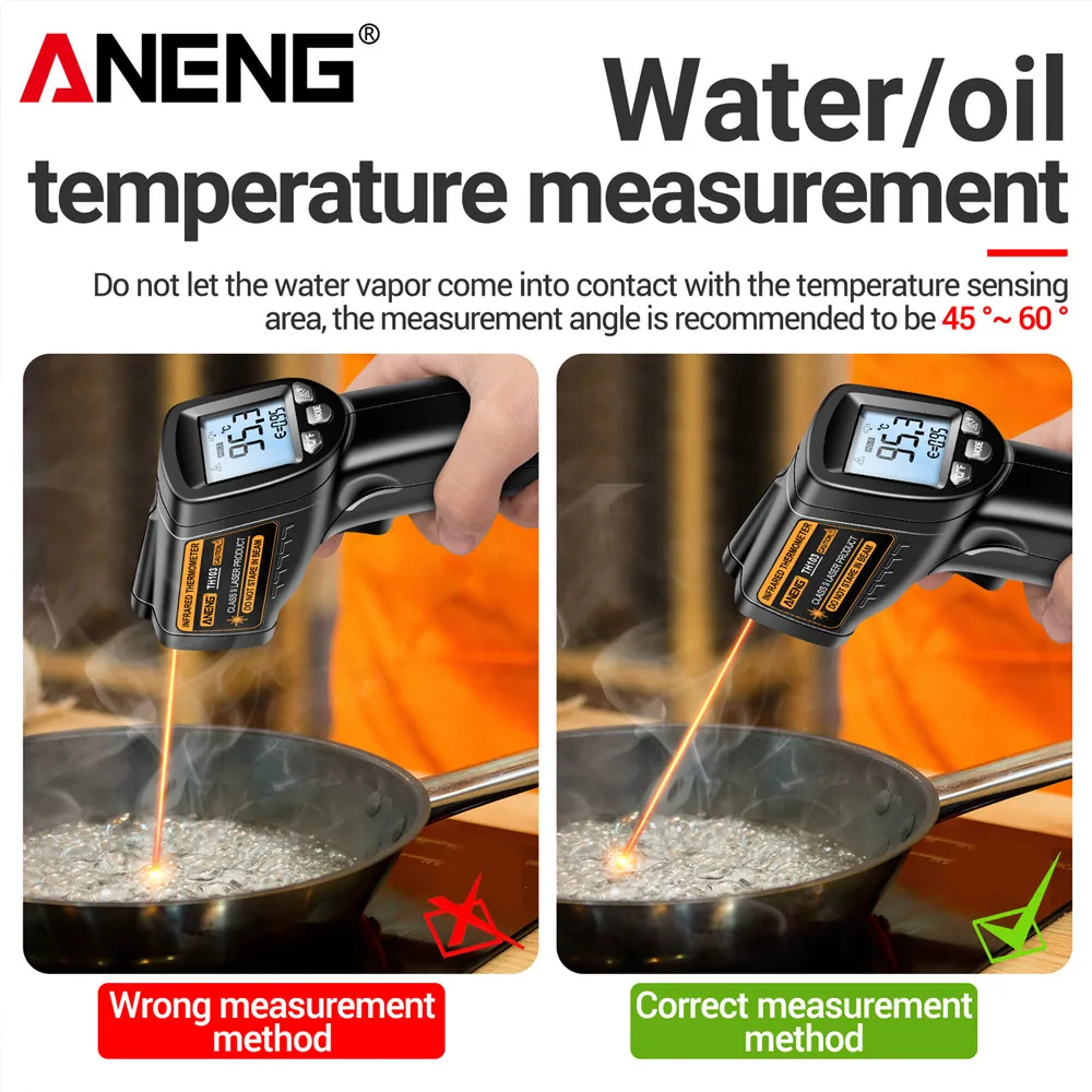 Infrared Laser Temperature Gun - Industrial Laser Thermometer Gun recension och pris