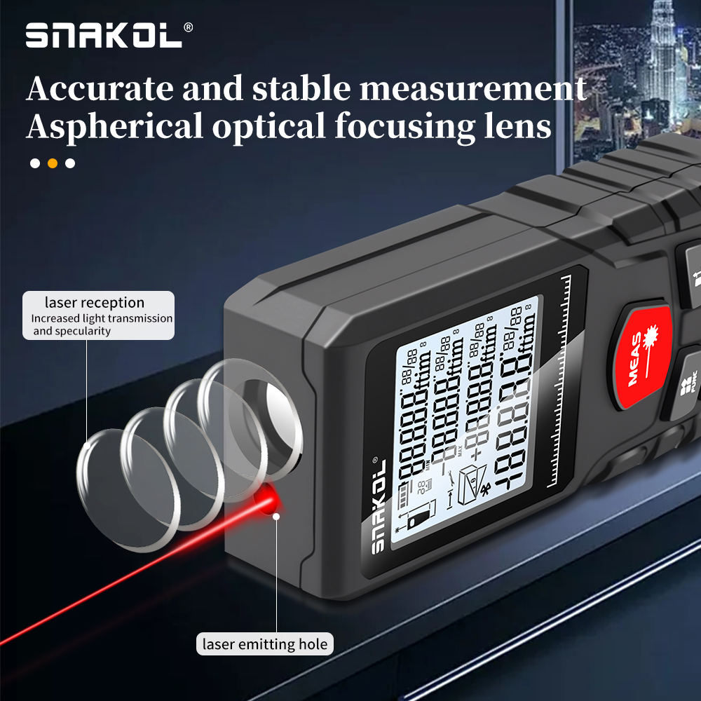 Snakol Laser Distance 50M/100M - Industrial Laser Rangefinder recension och pris