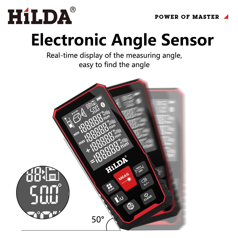 HILDA Laser Distance 50M/100M/ - Industrial Laser Rangefinder recension och pris
