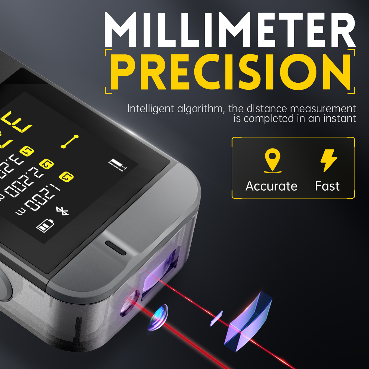 FNIRSI IR40 Digital Laser Tape - Industrial Laser Rangefinder recension och pris