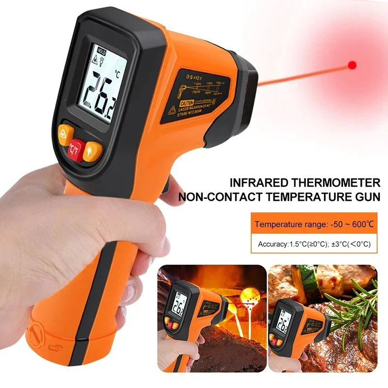 T400 T600 Digital Infrared The - Industrial Laser Thermometer Gun recension och pris