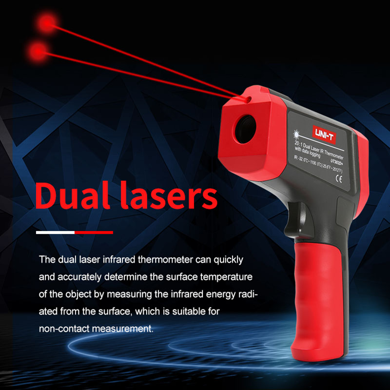 UNI-T Digital Infrared Thermom - Industrial Laser Thermometer Gun recension och pris