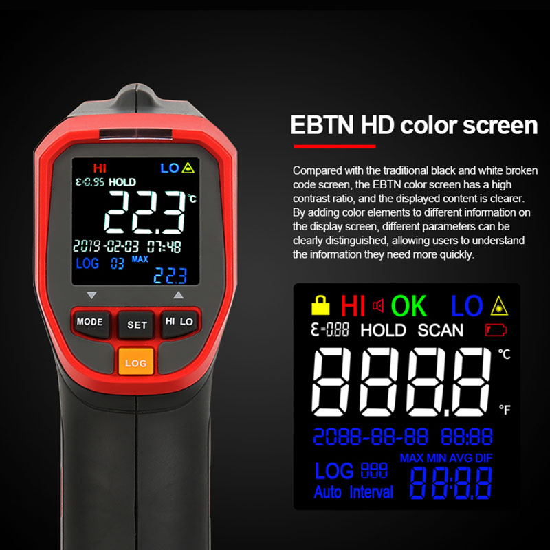 UNI-T Digital Infrared Thermom - Industrial Laser Thermometer Gun recension och pris