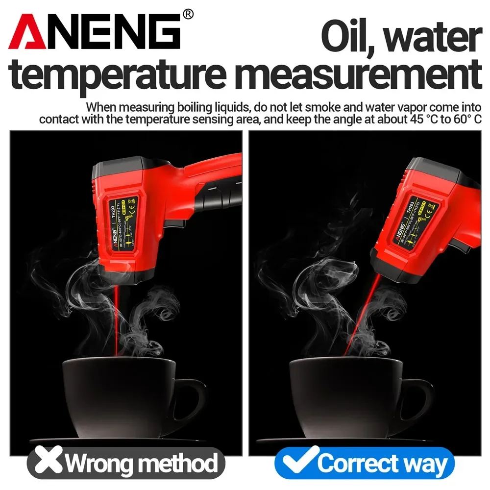 Infrared thermometer -50℃~600℃ - Industrial Laser Thermometer Gun recension och pris