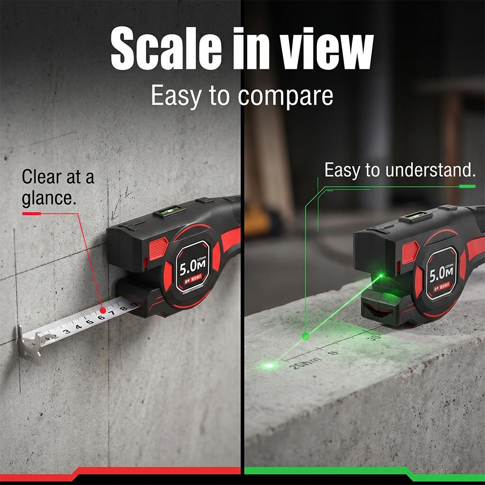2 in 1 Laser Distance Meter St - Industrial Laser Rangefinder recension och pris