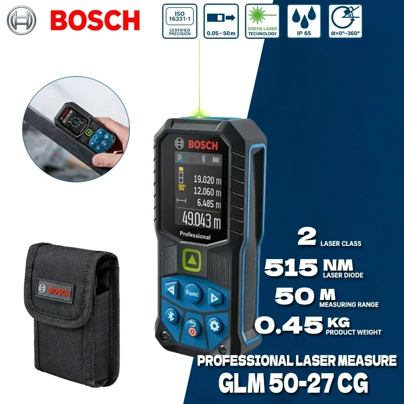 BOSCH GLM 50-27 CG Laser Range - Industrial Laser Rangefinder recension och pris