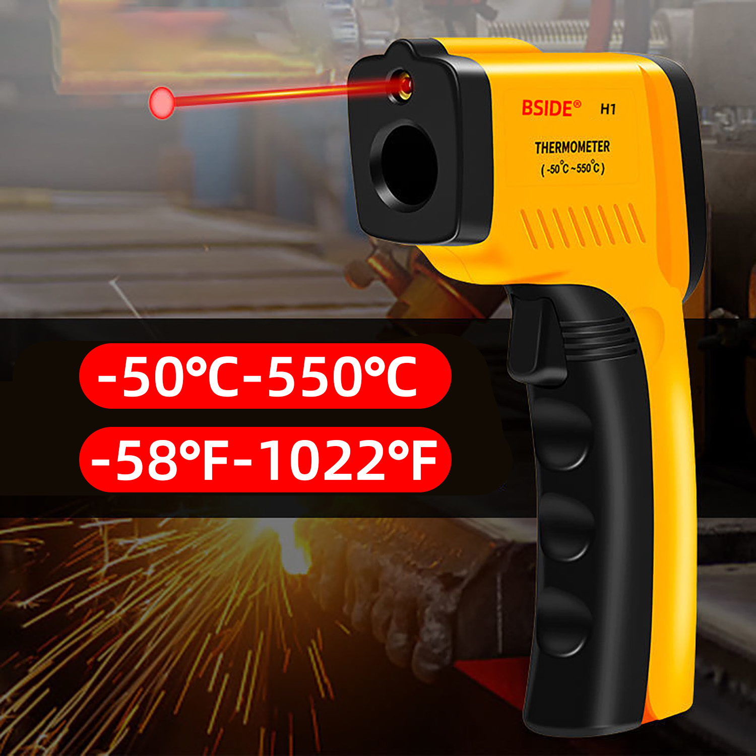 Digital Infrared Thermometer - - Industrial Laser Thermometer Gun recension och pris