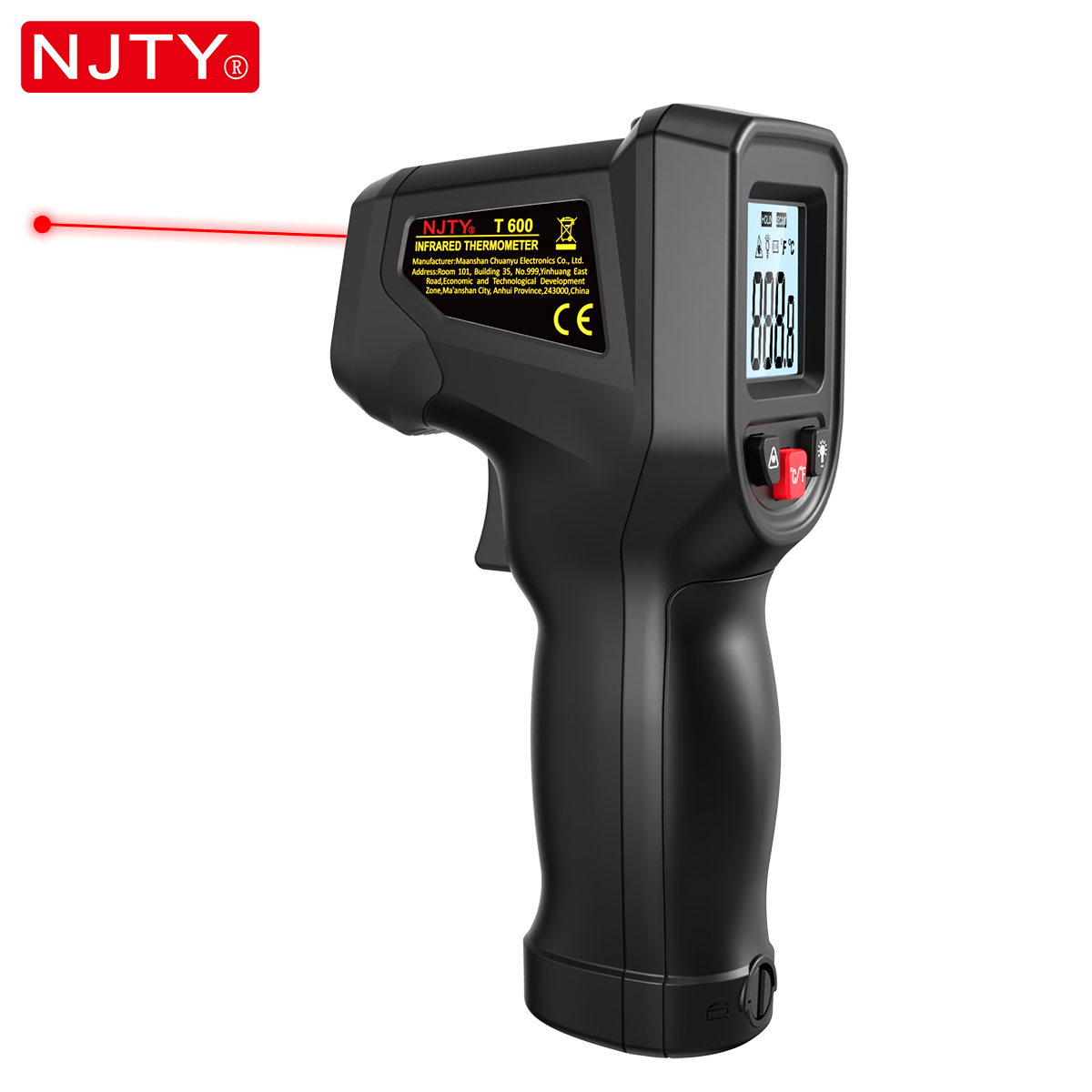 NJTY T600 Infrared Thermometer - Industrial Laser Thermometer Gun recension och pris