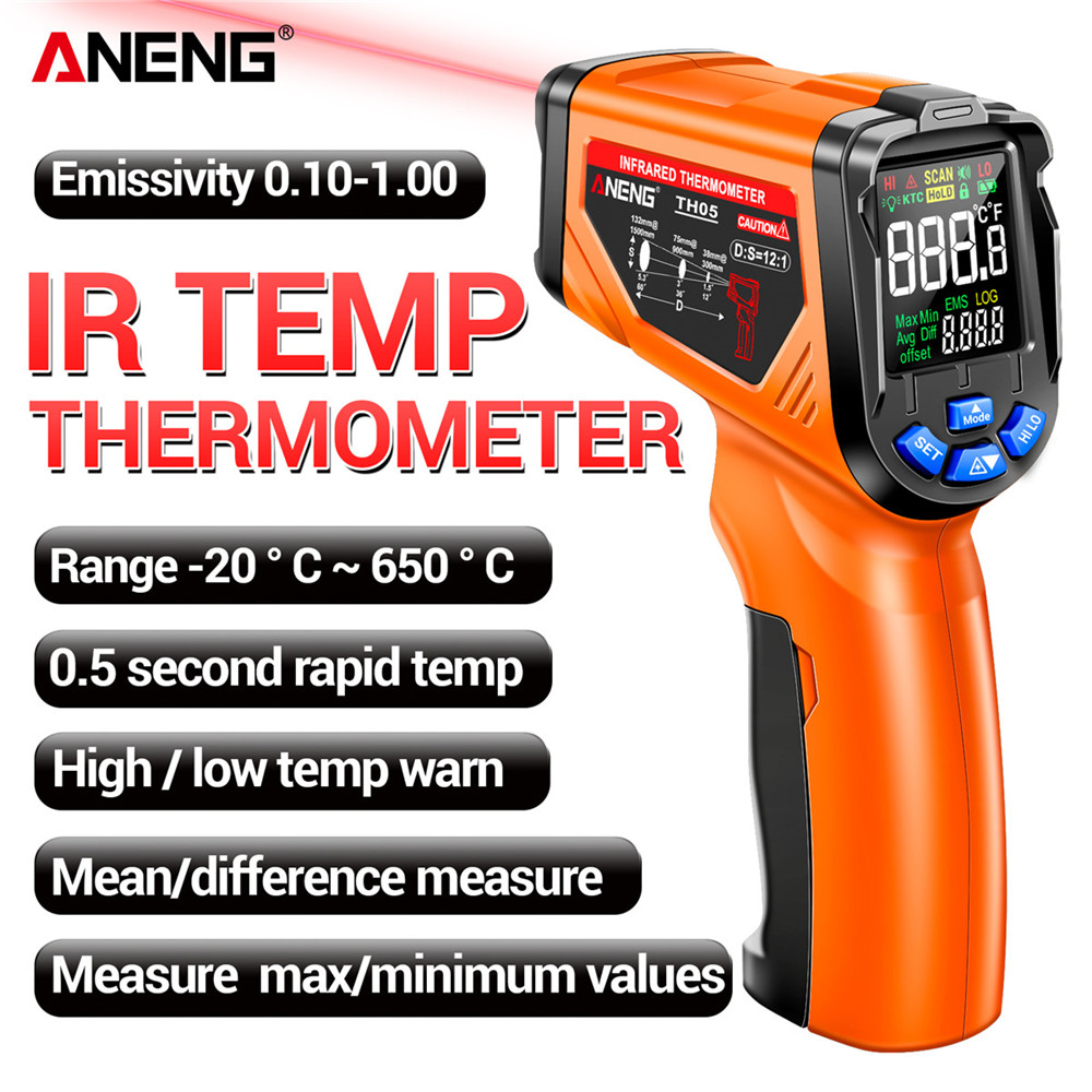 ANENG TH05 Infrared Thermomete - Industrial Laser Thermometer Gun recension och pris