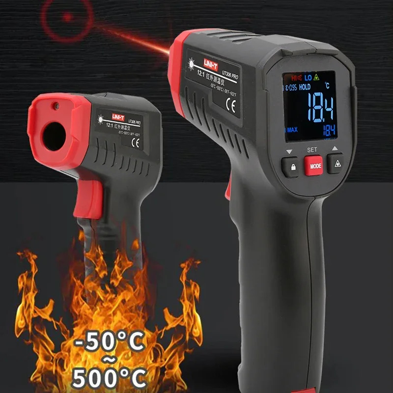UNI-T Digital Thermometer Non- - Industrial Laser Thermometer Gun recension och pris